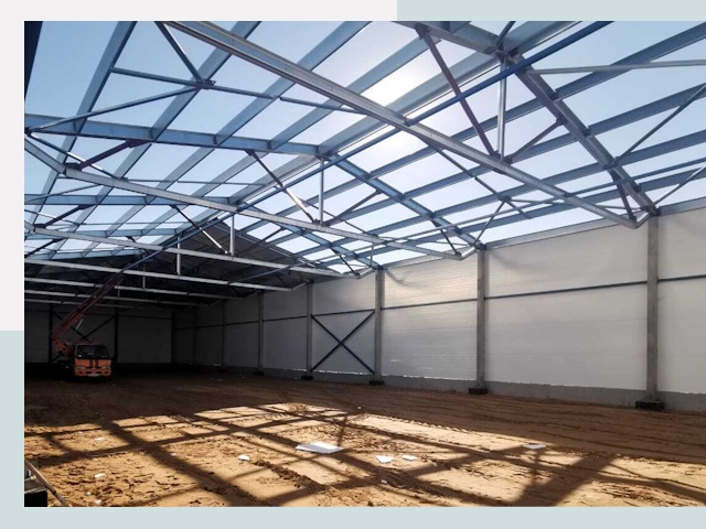 Строительство сенохранилищ в Балакове