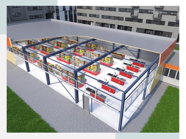 Строительство магазинов в Балаково от 611 руб. за м²