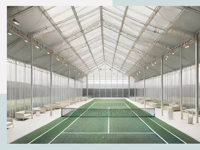 Строительство теннисных кортов в Балакове