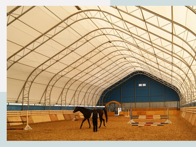 Строительство конных манежей в Балакове