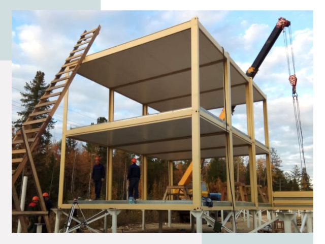 Строительство модульных здания Балаково