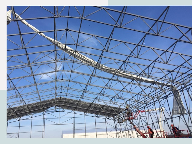 Шатровые ангары от 611 руб. в Балакове и Саратовской области