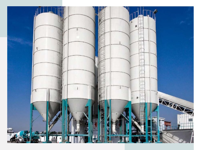 Строительство цементных силосов в Балакове