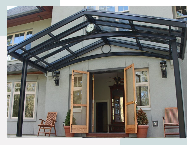 Козырьки металлические в Балакове