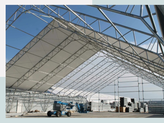 Каркасно-тентовые сооружения от СтальСтрой-Блк по цене 611 руб.