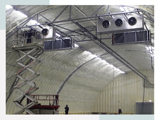 Оснащение ангаров в Балакове
