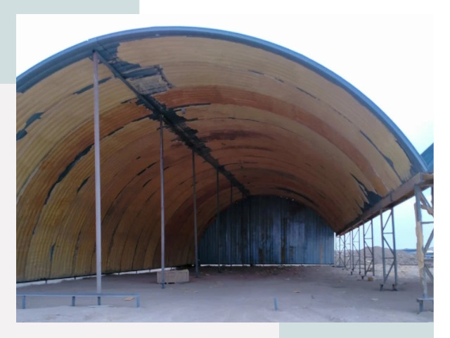 Реконструкция ангаров в Балакове