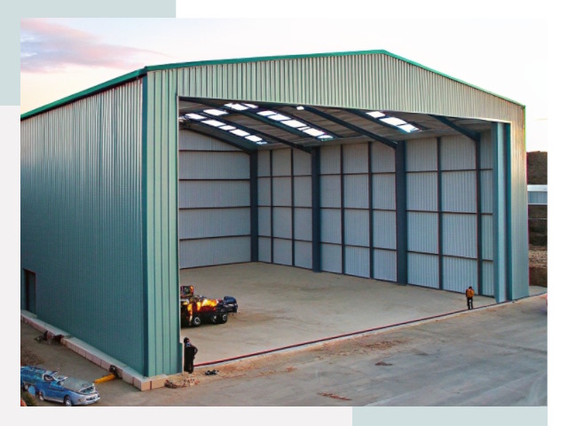 Строительство ангаров в Балакове