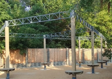 Терраса из металлоконструкций под ключ, проектирование, изготовление и монтаж от СтальСтрой-Блк